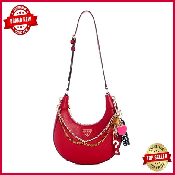 Buy Set of 3 Golden Faux Leather Crocodile Embossed Metallic  Shoulder Bag with Removable Charm, 3 CC Slots, Gold Hardware